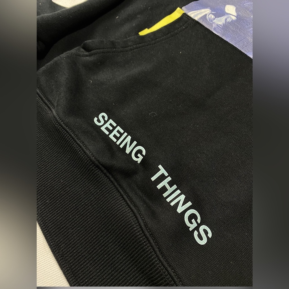 Off-white hoodie painting black/white rare - Picture 4 of 9